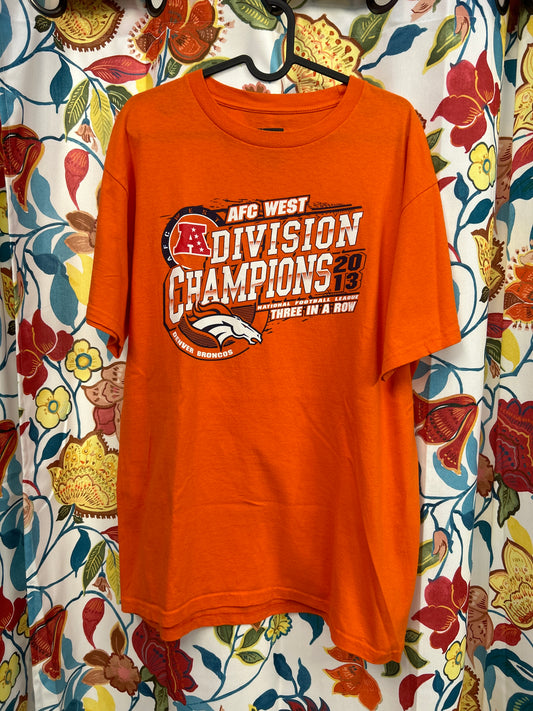NFL orange graphic t-shirt