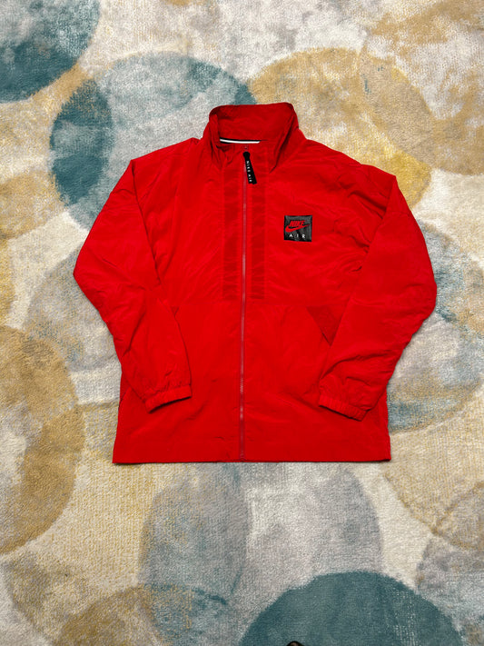 Nike air red bomber windbreaker