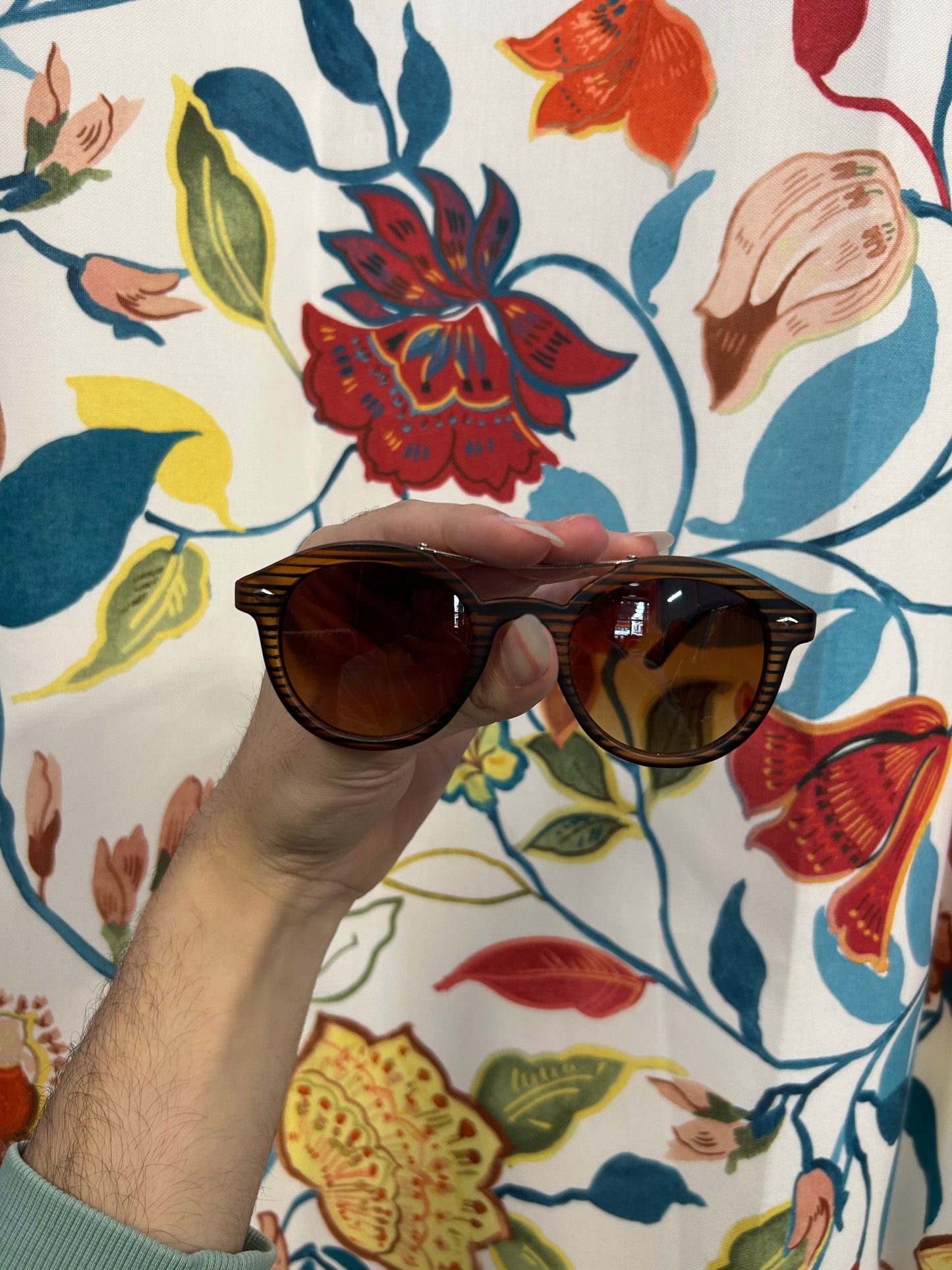 Brown Deadstock UV Protection Italian Sunglasses