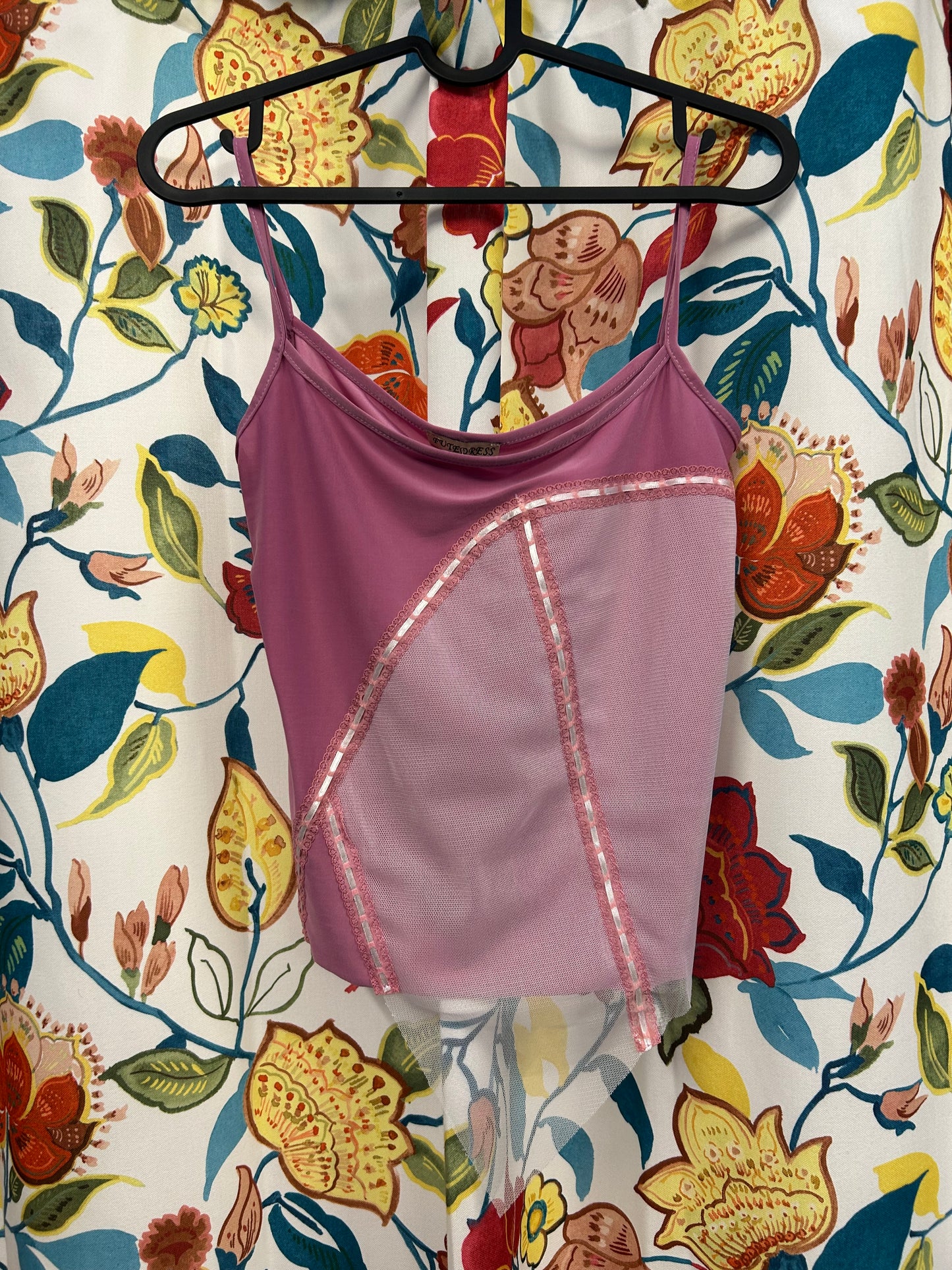 Y2K Deadstock Assymetric Top (Pink)