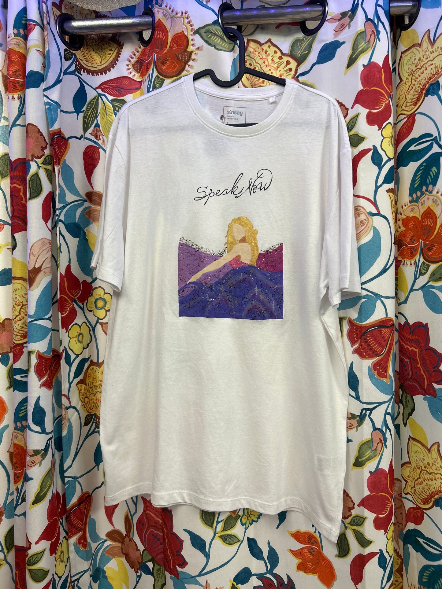 Taylor Swift Handpainted 'Speak Now' Album Cover T-shirt
