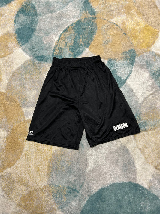 Russell black basketball shorts