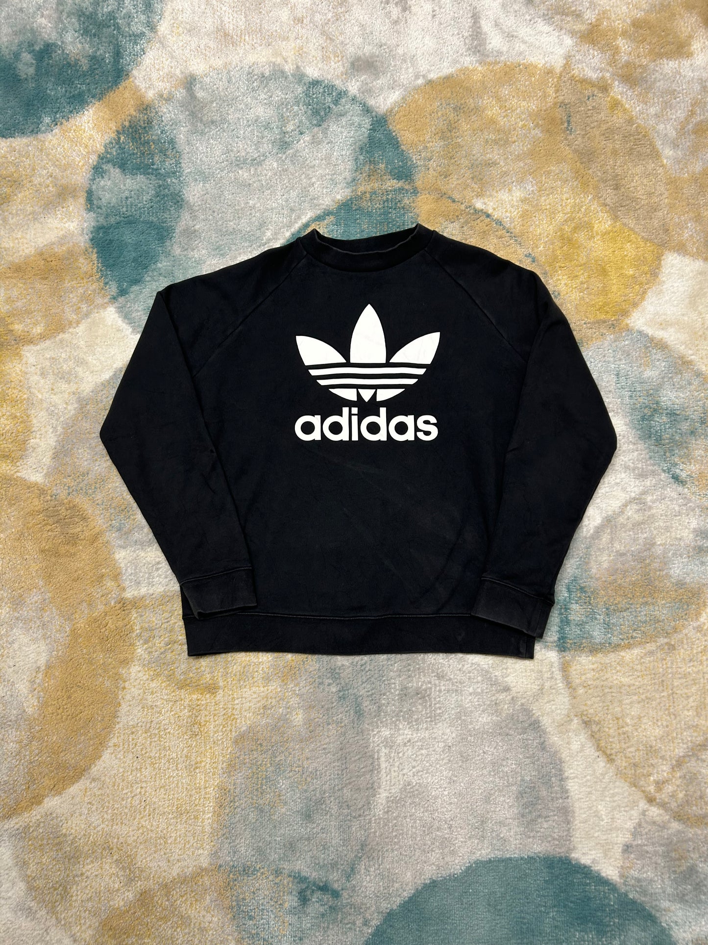 Adidas black crewneck