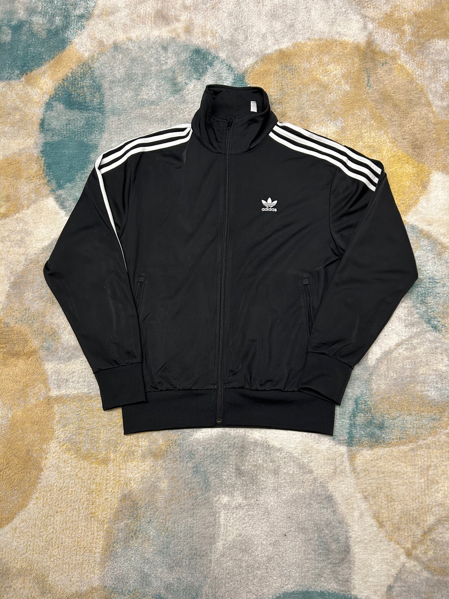 Adidas Black 3 Stripe Jacket