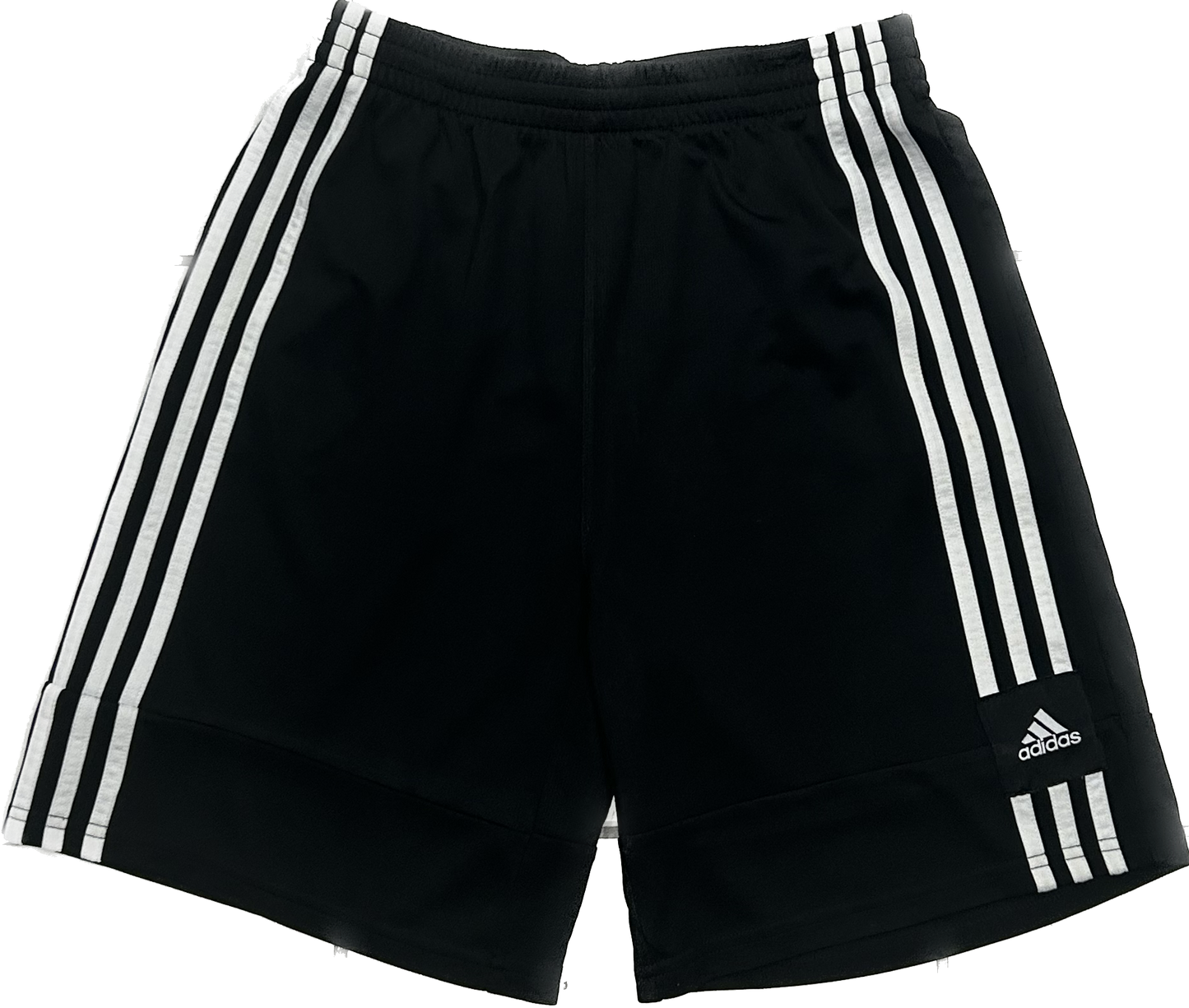 Adidas Black 3 Stripe Athletic Shorts