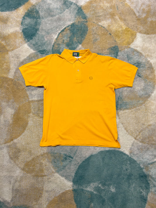 Sergio tacchini yellow polo t-shirt
