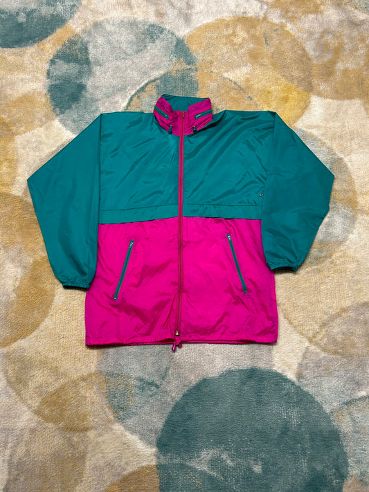Green and Pink Windbreaker