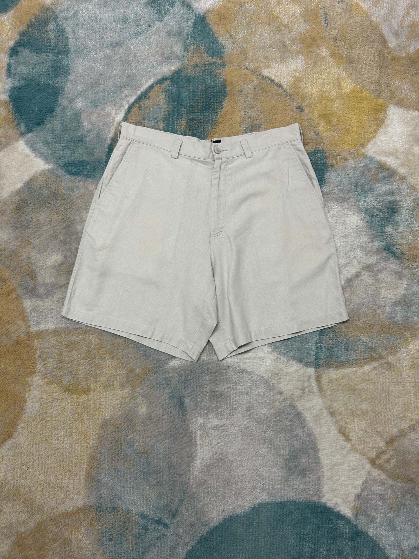 Marks and Spencer white Bermuda shorts