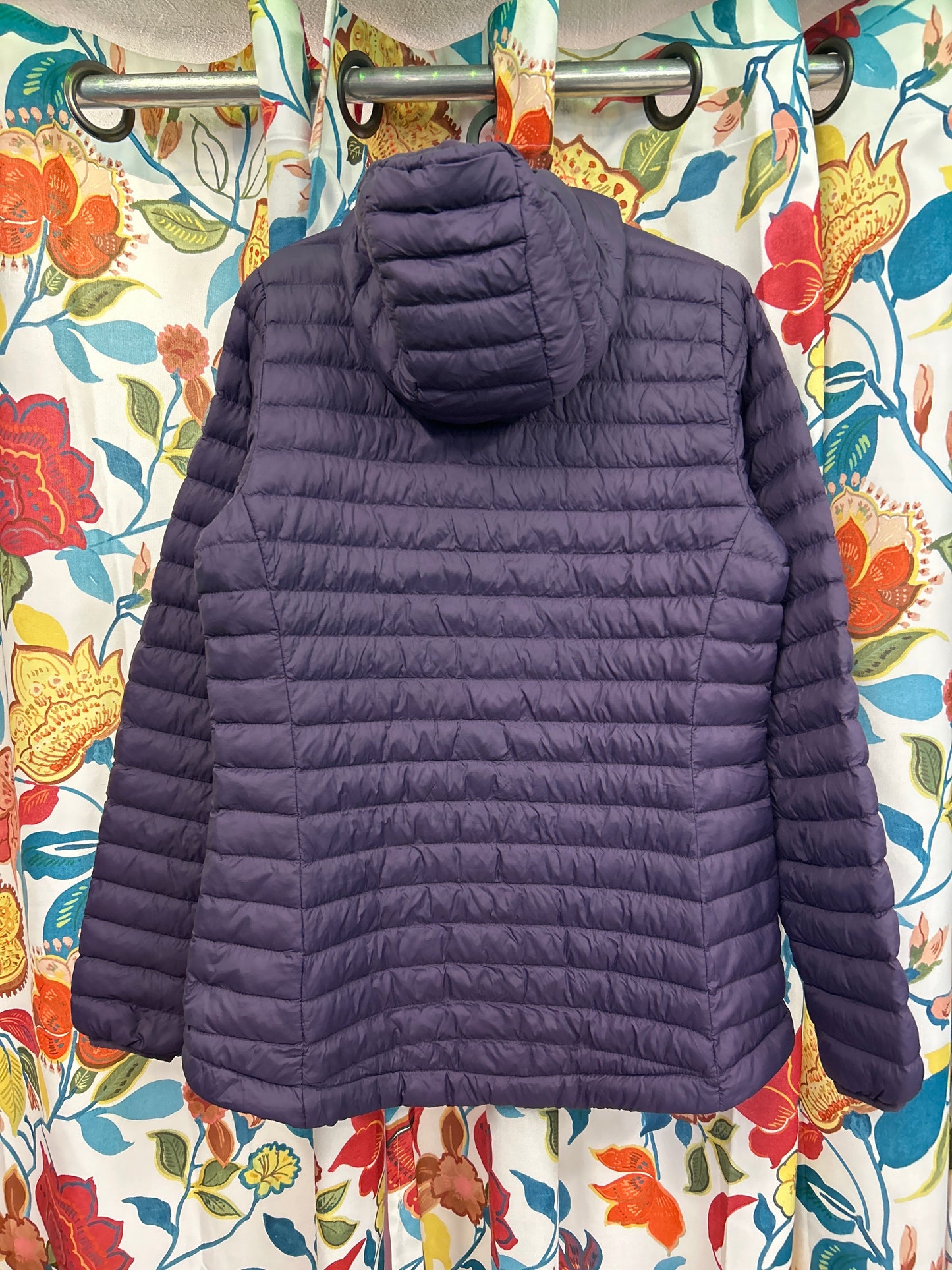Helly Hansen purple puffer jacket