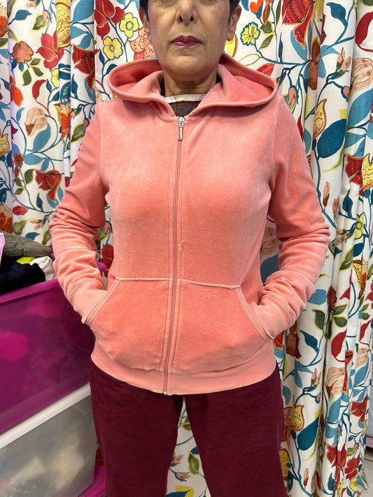 Juicy couture pink velour jacket
