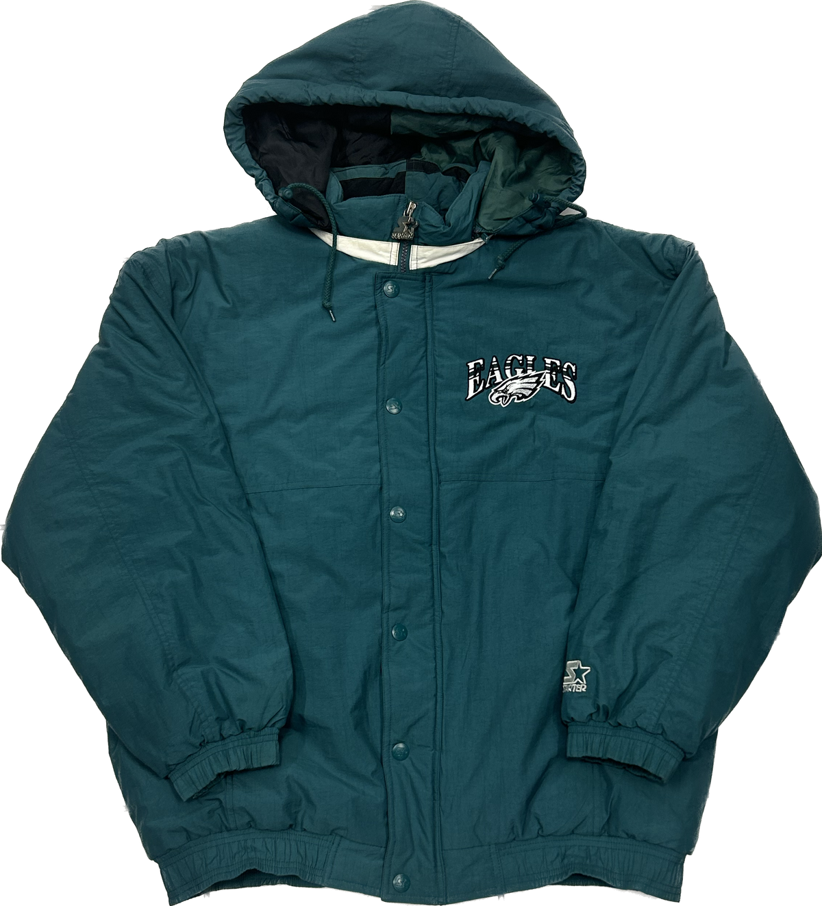 Eagles 90's Forest Green Heavy Puffer Jacket