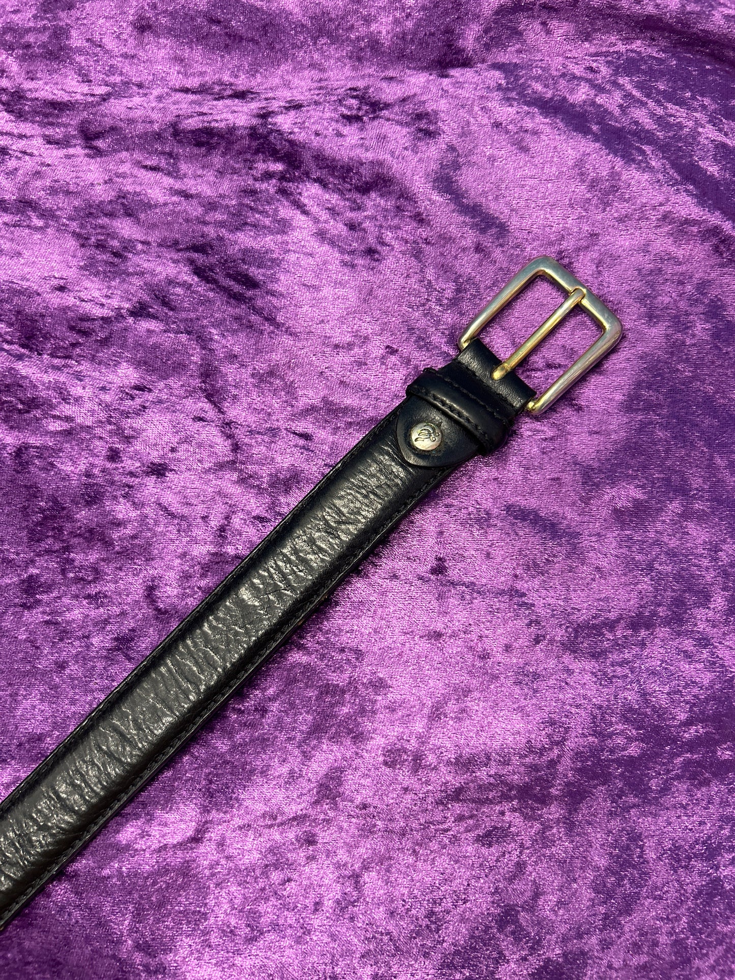 Black Leather Belt