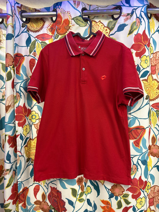 Lotto red polo shirt