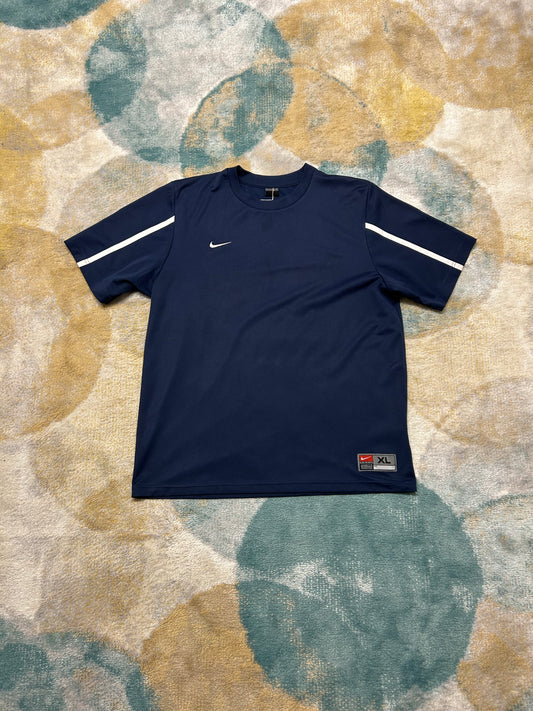 Nike team 00's dark blue athletic t-shirt