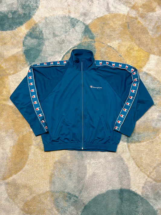 Champion 00's light blue retro trackjacket
