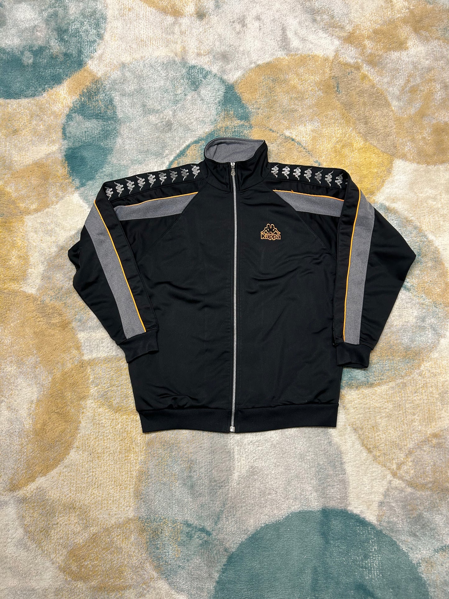Kappa 00's black and grey trackjacket