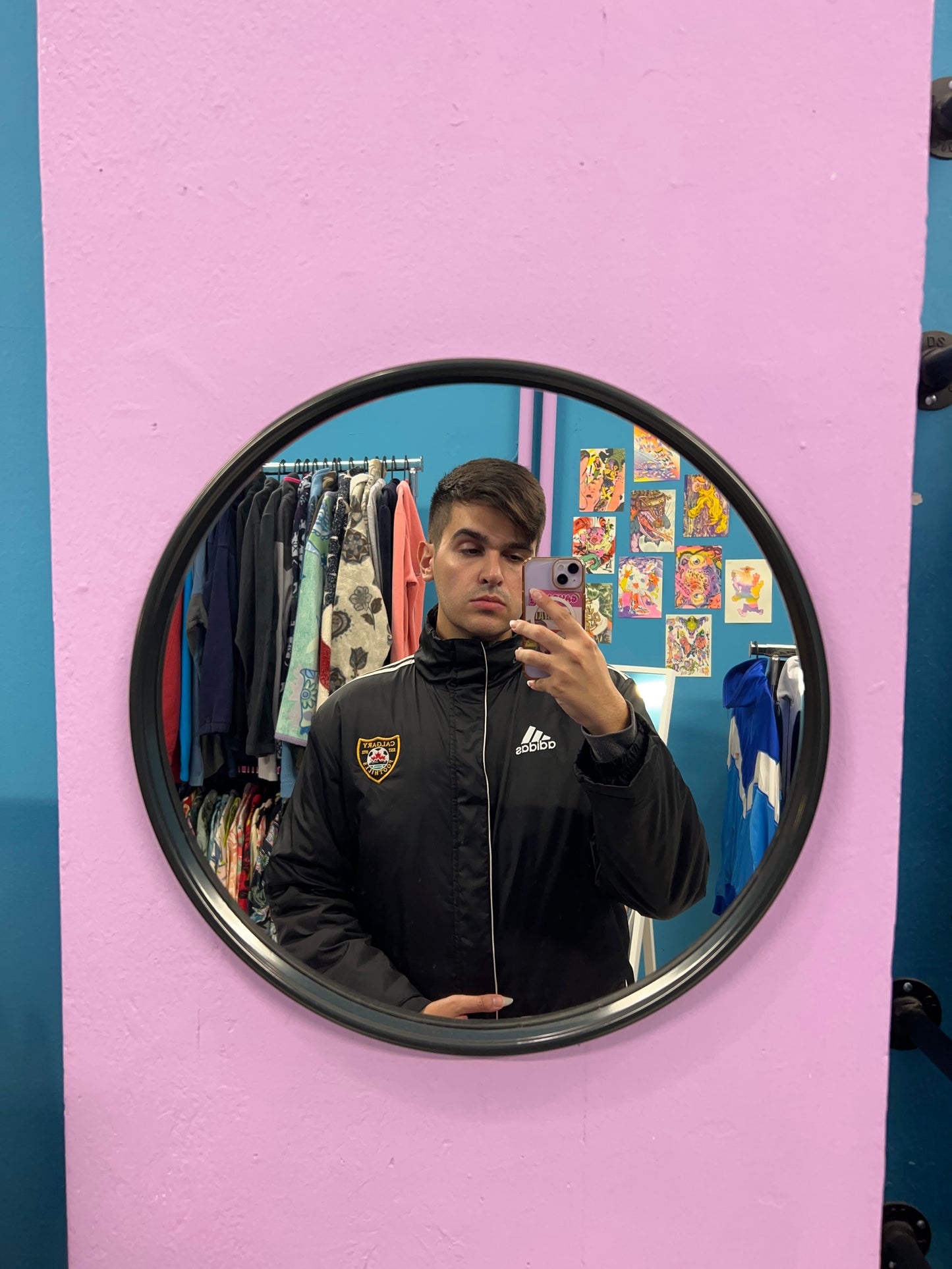 Adidas Black Heavy Waterproof Jacket