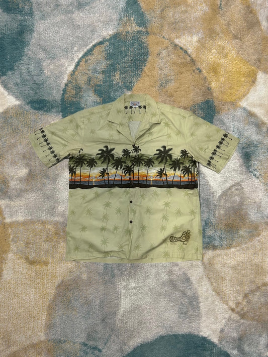Yellow Palm Tree Summer Shirt