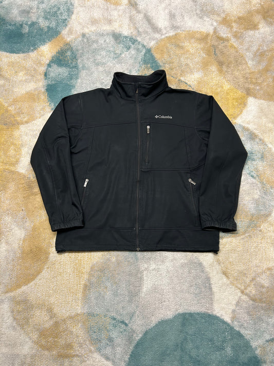 Columbia Black Heavy Jacket with Fleece Interior