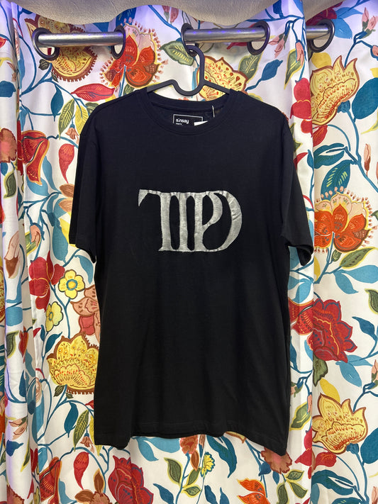Taylor Swift Inspired 'TTPD' Album Logo Handpainted Cotton Tshirt