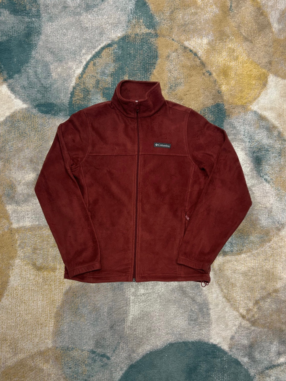 Columbia Burgundy Fleece Jacket