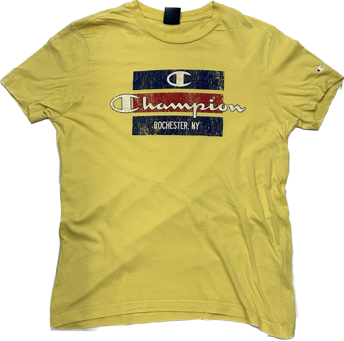 Champion Yellow Retro T-shirt