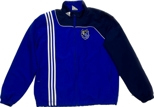 Adidas 00's Blue and Black Retro Trackjacket