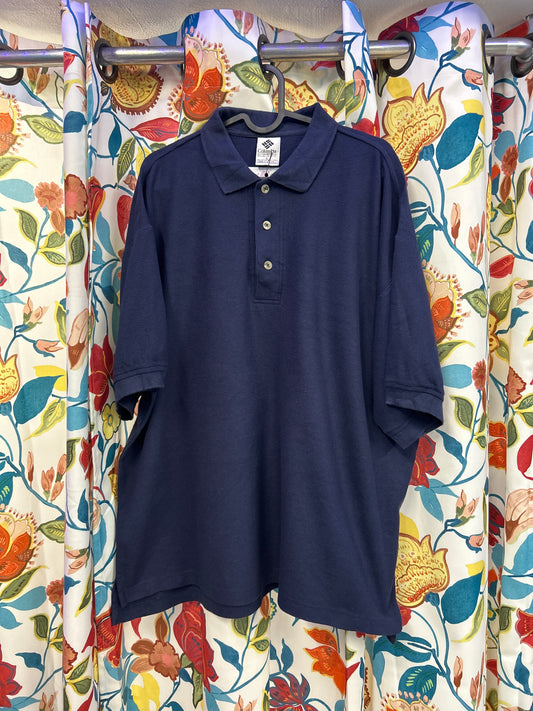 Columbia vintage 00's navy blue polo shirt