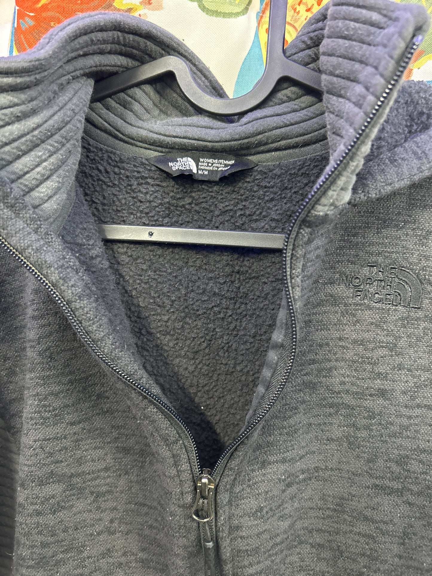 TheNorthFace Grey jacket with fleece interior