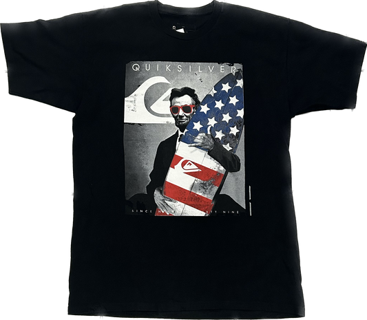 Quiksilver Black Graphic Tee