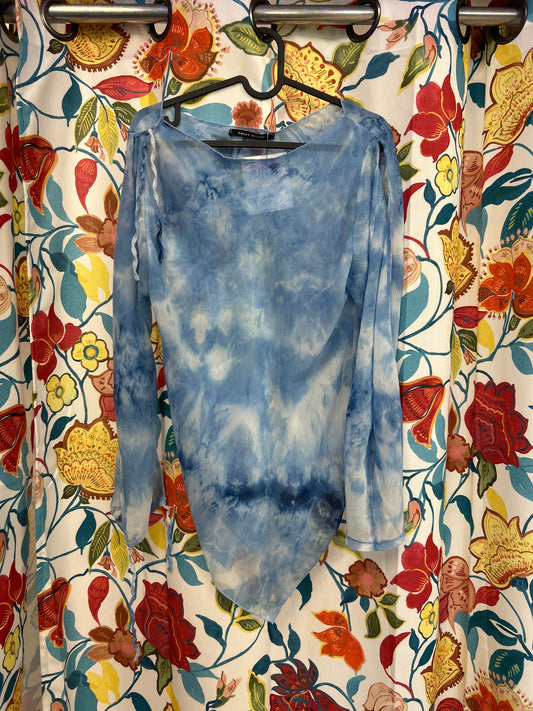 Y2k tally sky abstract top