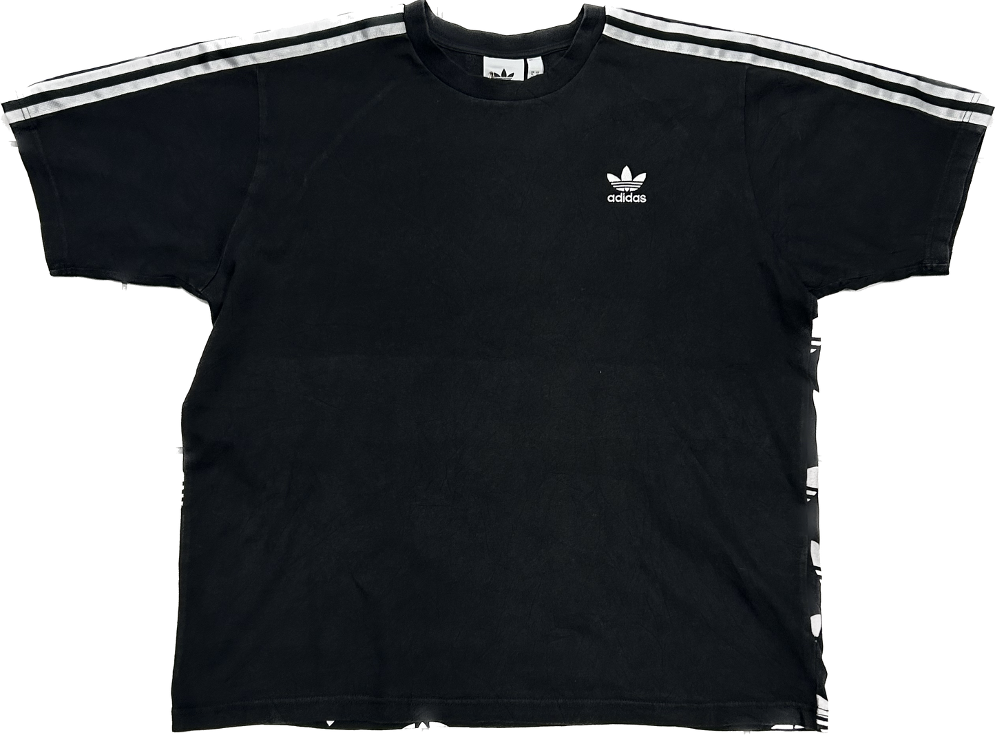 Adidas Black 3 Stripe T-shirt