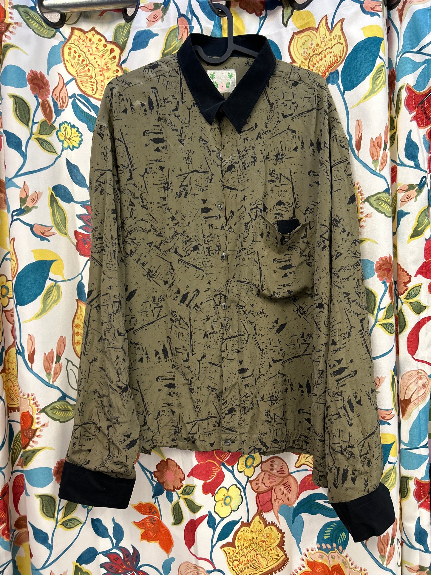 Olive Camo Long Shirt