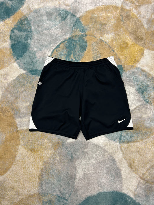 Nike DriFit black and white athletic shorts