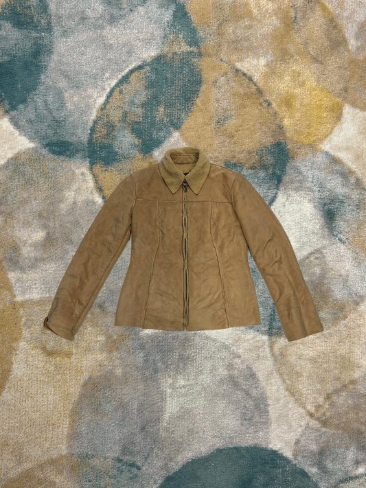 Y2K Gas Jacket with Fluffy Interior