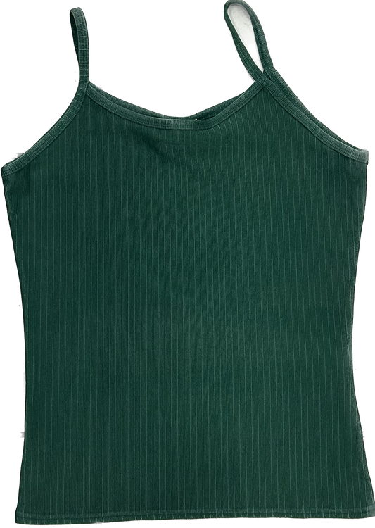 Green Ribbed Vintage Top