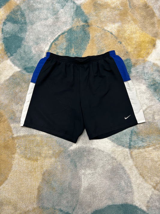 Nike DriFit Black blue and white shorts