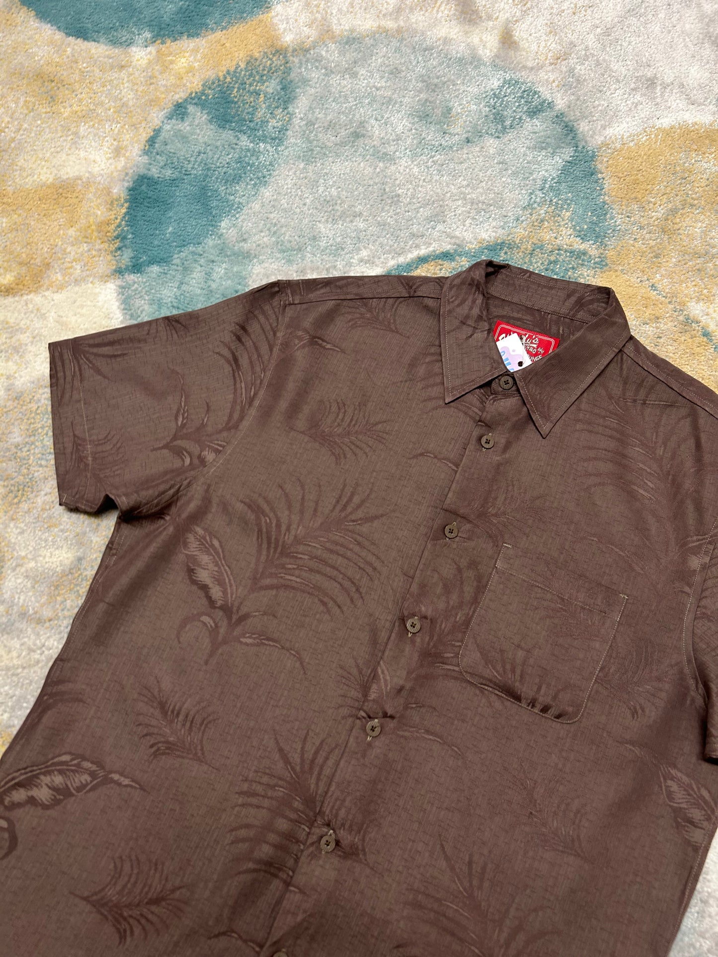 Brown premium Patterned summer shirt