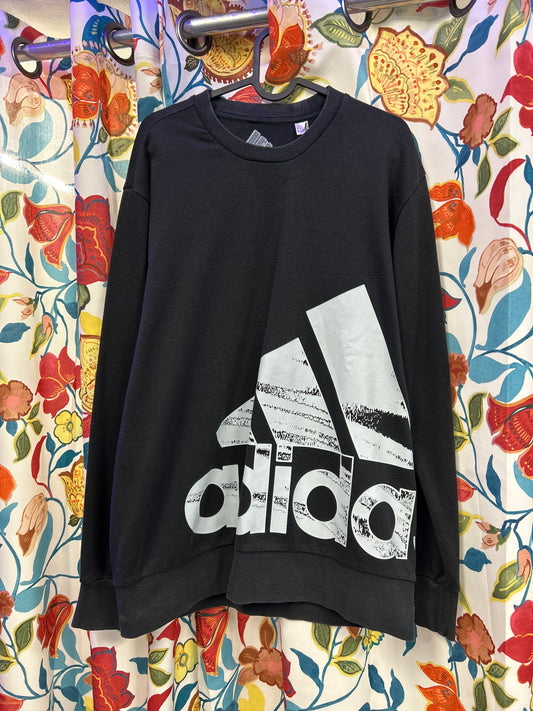 Big logo Adidas crewneck