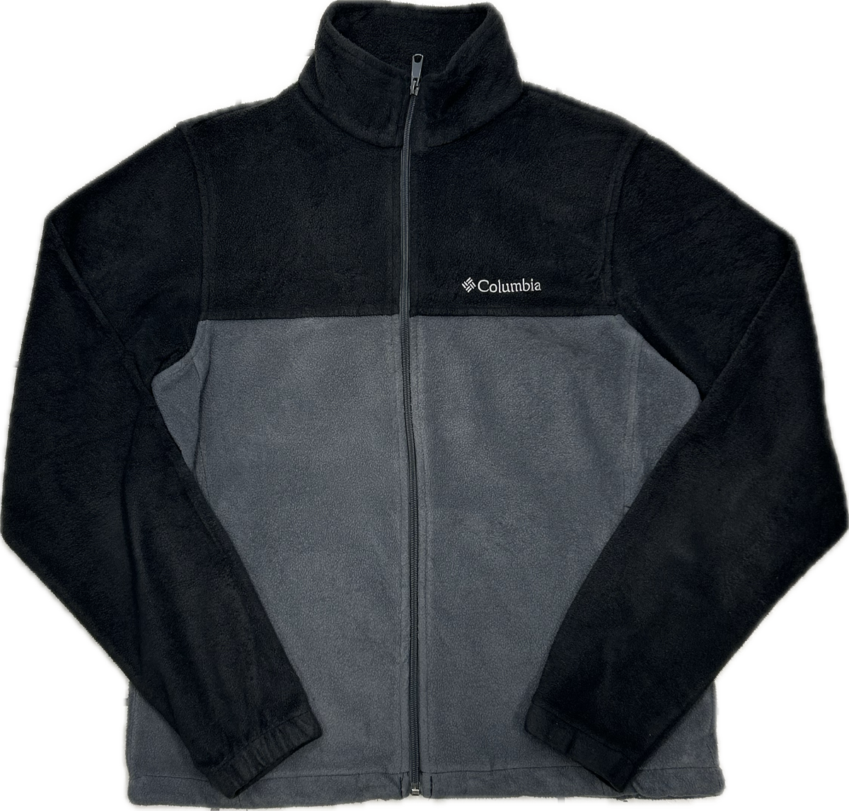 Columbia Black and Grey Heavy Fleece Jacket