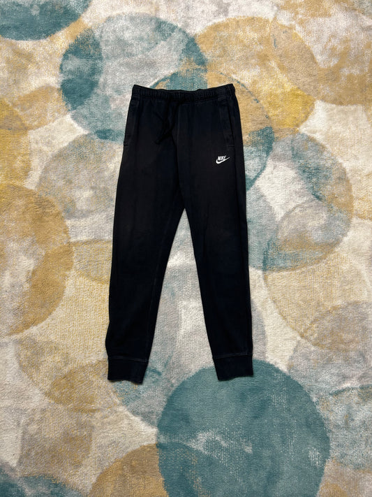 Nike Black Cotton Trackpants