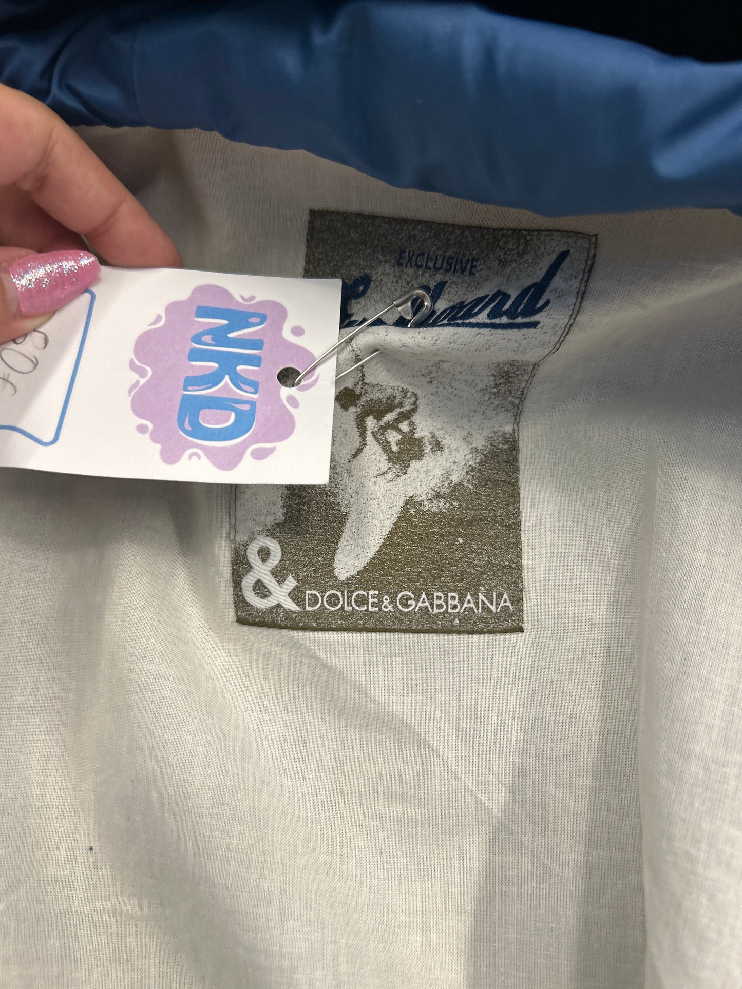 Dolce&Gabbana Vintage dark blue Windbreaker