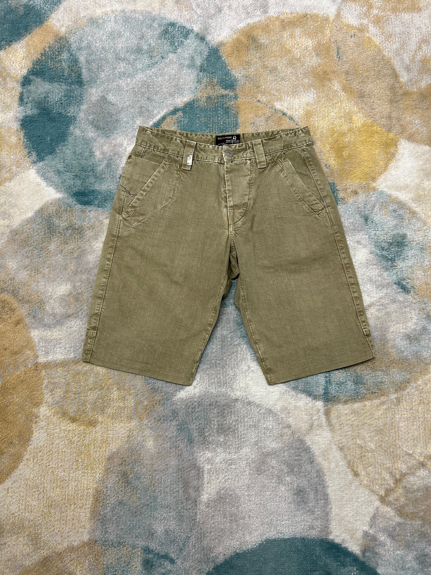 Energie (miss sixty) olive beige bermuda
