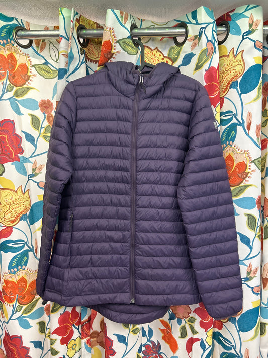 Helly Hansen purple puffer jacket