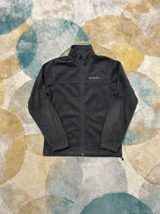 Columbia dark grey fleece jacket