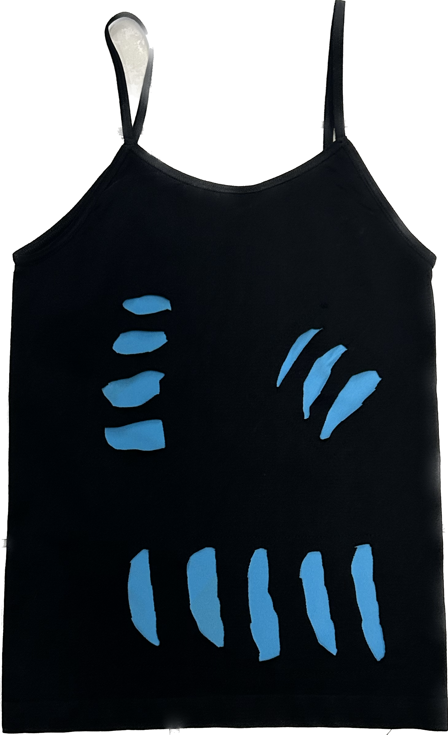 Black and Blue Ripped Deadstock Top