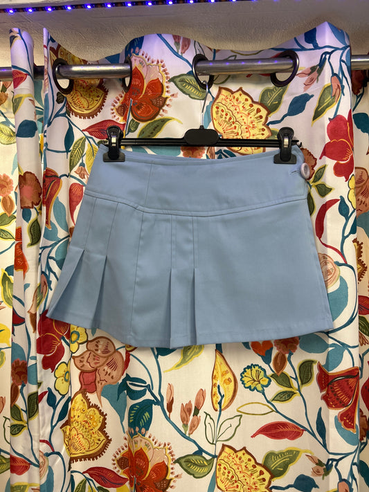 Y2k baby blue skirt