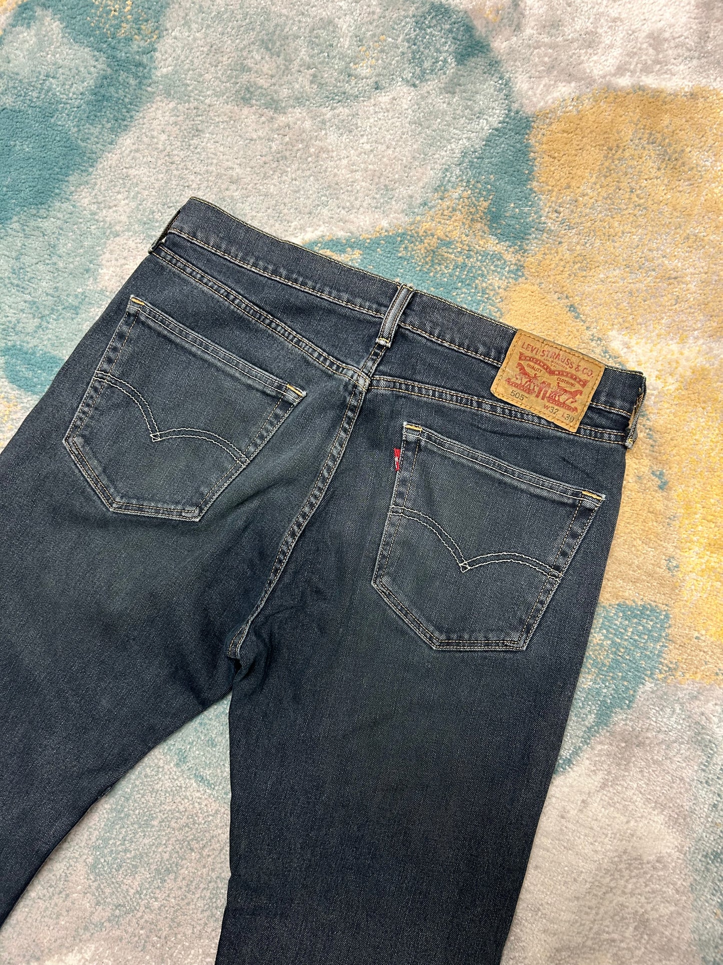 Levi's 505 Dark Denim Jeans