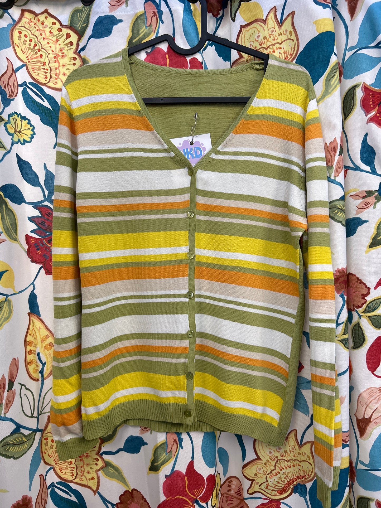 Y2k green Colorful cardigan/jacket