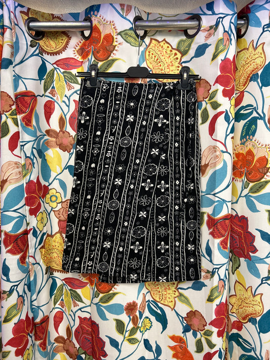 Y2k big play wrap skirt